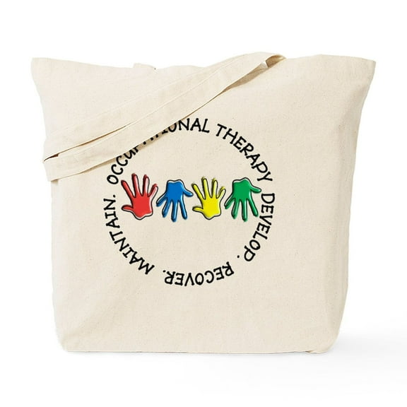 CafePress - OT CIRCLE HANDS 2 Tote Bag - Unisex Canvas Tote Bag, Beige, 1-Piece