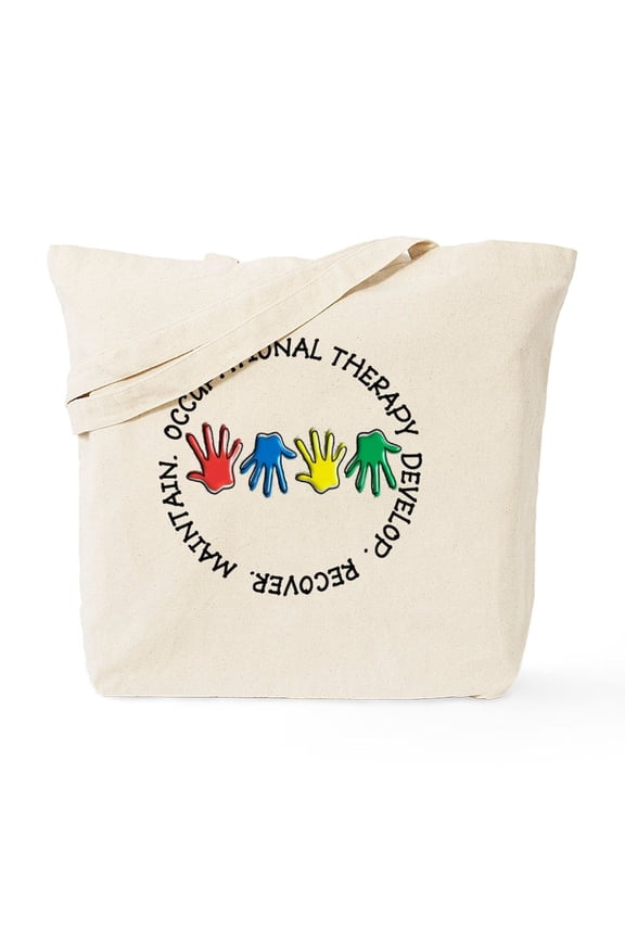 - OT CIRCLE HANDS 2 Tote Bag - Unisex Canvas Tote Bag, Beige, 1-Piece