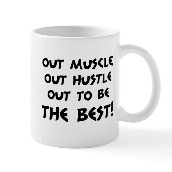 CafePress - OUT TO BE THE BEST Mug - 11 oz Ceramic Mug - Novelty Coffee Tea Cup