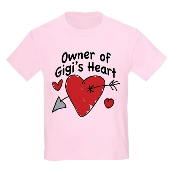 CafePress - OWNER OF GIGI's HEART Kids Light T Shirt - Light T-Shirt Kids XS-XL