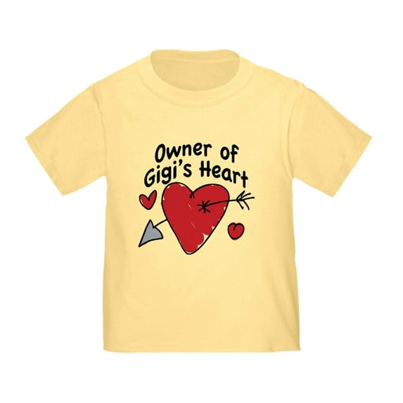 CafePress - OWNER OF GIGI's HEART Toddler T Shirt - Cute Toddler T-Shirt, 100% Cotton