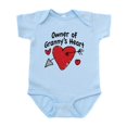 thumbnail image 1 of CafePress - OWNER OF GRANNY's HEART Infant Bodysuit - Baby Light Bodysuit, Size Newborn - 24 Months, 1 of 4