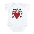thumbnail image 1 of CafePress - OWNER OF NANA's HEART Infant Bodysuit - Baby Light Bodysuit, Size Newborn - 24 Months, 1 of 4