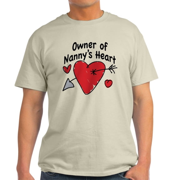 CafePress - OWNER OF NANNY's HEART Light T Shirt - Men's Classic Graphic T-Shirt