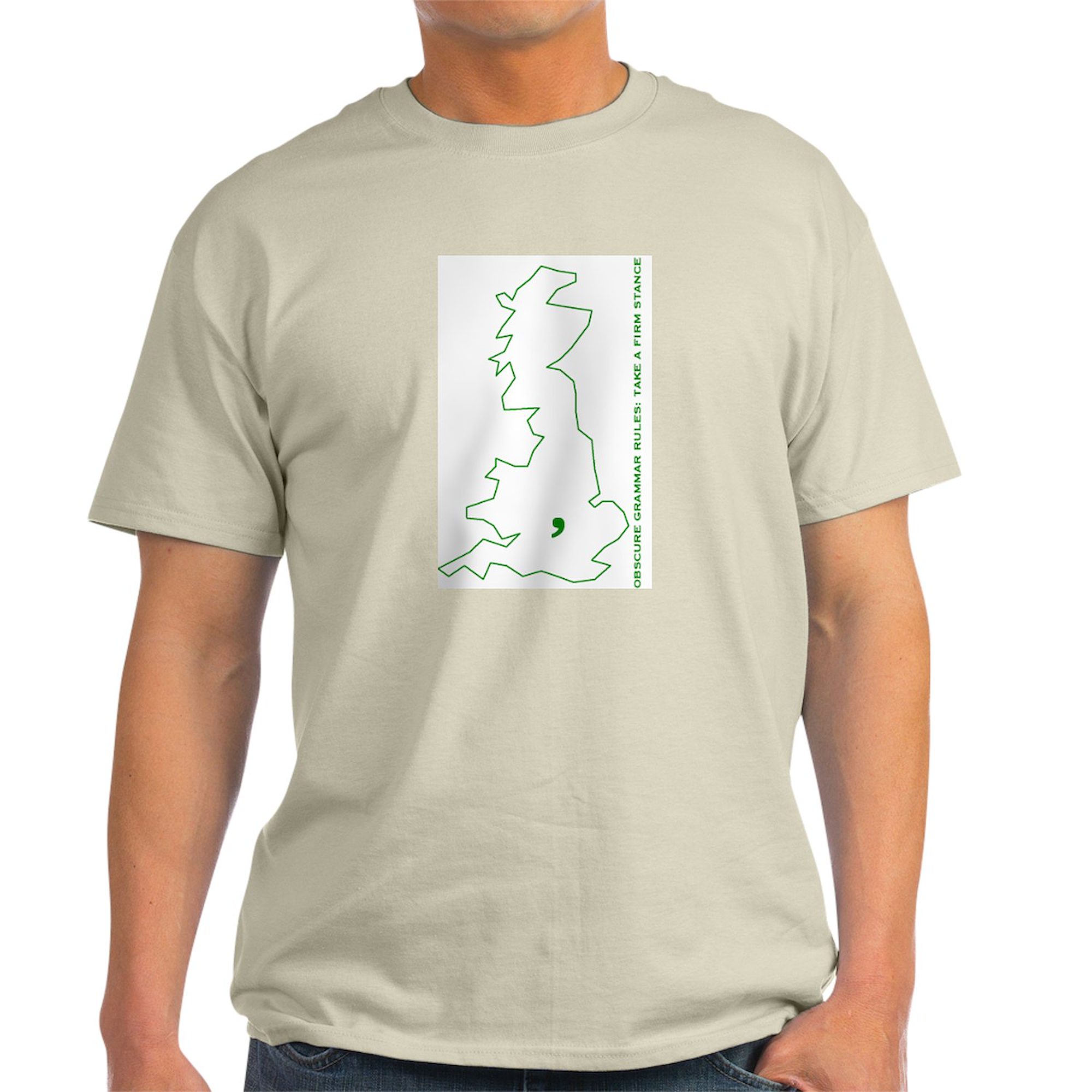 CafePress - OXFORD COMMA SHIRT T Shirt - Light T-Shirt - CP 