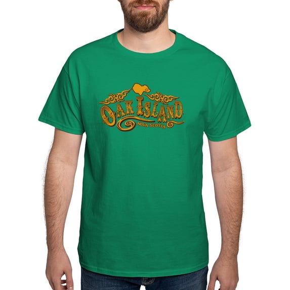 CafePress - Oak Island Saloon Dark T Shirt - Men's Classic Graphic Cotton T-Shirt