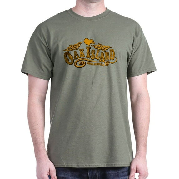 CafePress - Oak Island Saloon Dark T Shirt - Men's Classic Graphic Cotton T-Shirt