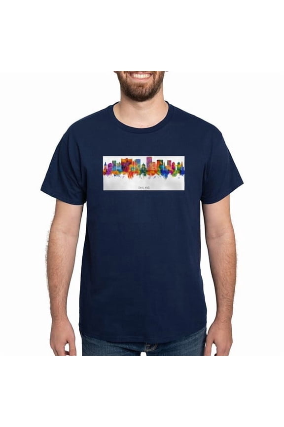 - Oakland California Skyline Men's Value T Shirt - Men's Classic Cotton T-Shirts