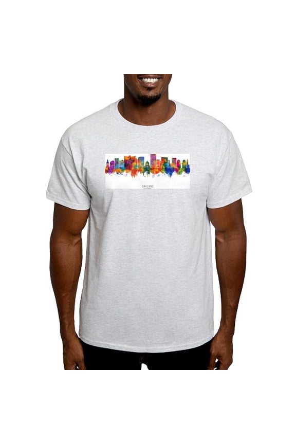 - Oakland California Skyline Men's Value T Shirt - Men's Classic Cotton T-Shirts