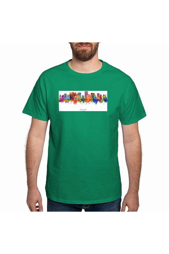 - Oakland California Skyline Men's Value T Shirt - Men's Classic Cotton T-Shirts