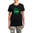 thumbnail image 1 of CafePress - Obaby Shamrock Women's Dark Pajamas - Women's Short Sleeve Print T-Shirt and Pants Dark Cotton Pajama Set, 1 of 7