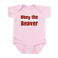 thumbnail image 1 of CafePress - Obey The Beaver Infant Bodysuit - Baby Light Bodysuit, Size Newborn - 24 Months, 1 of 4