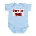 thumbnail image 1 of CafePress - Obey The Mole Infant Bodysuit - Baby Light Bodysuit, Size Newborn - 24 Months, 1 of 4