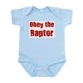 thumbnail image 1 of CafePress - Obey The Raptor Infant Bodysuit - Baby Light Bodysuit, Size Newborn - 24 Months, 1 of 4