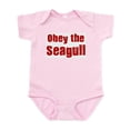 thumbnail image 1 of CafePress - Obey The Seagull Infant Bodysuit - Baby Light Bodysuit, Size Newborn - 24 Months, 1 of 4
