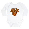 thumbnail image 1 of CafePress - Obey The Squirrel Long Sleeve Infant Bodysuit - Long Sleeve Cotton Baby Bodysuit, 1 of 4