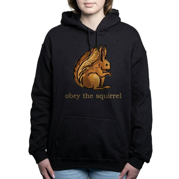 CafePress - Obey The Squirrel - Pullover Hoodie, Classic & Comfortable Hooded Sweatshirt