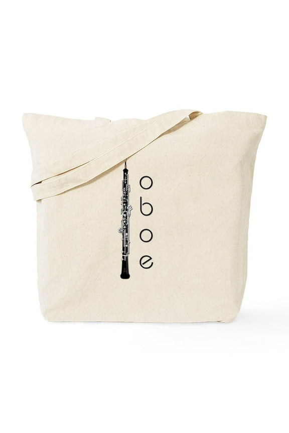 - Oboe Oboeist Tote Bag - Unisex Canvas Tote Bag, Beige, 1-Piece