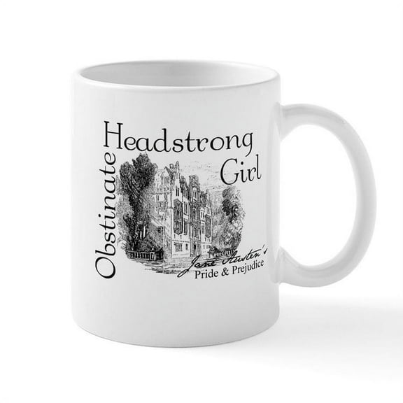 CafePress - Obstinate Headstrong Girl Mug - 11 oz Ceramic Mug - Novelty Coffee Tea Cup