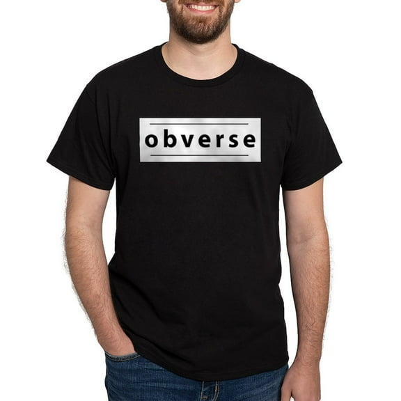 CafePress - Obverse / Reverse White T Shirt - Men's Classic Graphic Cotton T-Shirt