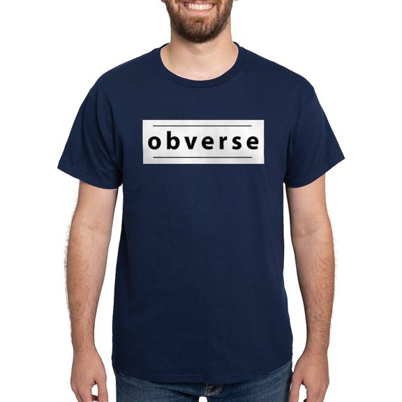 CafePress - Obverse / Reverse White T Shirt - Men's Classic Graphic Cotton T-Shirt