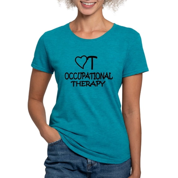 CafePress - Occupational Therapy Women's Deluxe T Shirt - Womens Tri-blend T-Shirt