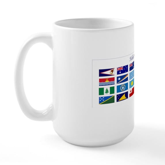 CafePress - Oceania Mug Large Mug - 15 oz Ceramic Large White Novelty Mug