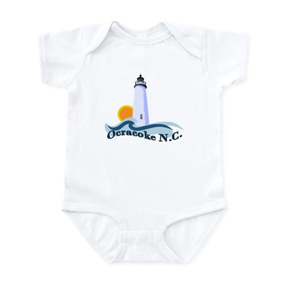 CafePress - Ocracoke NC Infant Bodysuit - Baby Light Bodysuit, Size Newborn - 24 Months