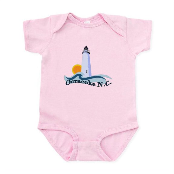 CafePress - Ocracoke NC Infant Bodysuit - Baby Light Bodysuit, Size Newborn - 24 Months