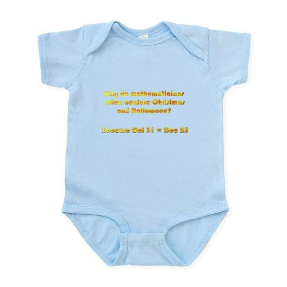 CafePress - Octal Or Decimal? Infant Bodysuit - Baby Light Bodysuit, Size Newborn - 24 Months