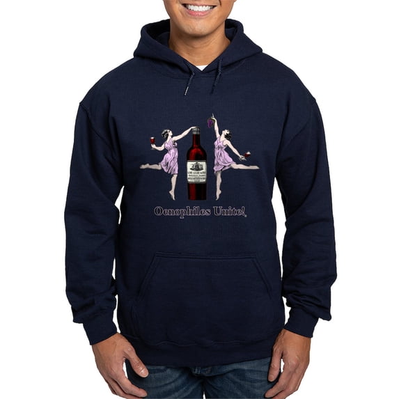 CafePress - Oenophiles Unite! Hoodie - Pullover Hoodie, Classic, Comfortable Hooded Sweatshirt
