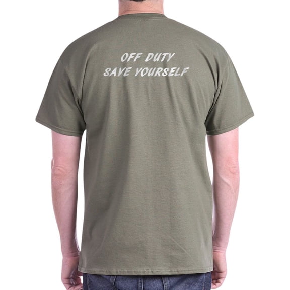 CafePress - Off Duty EMT T Shirt - Men's Classic Graphic Cotton T-Shirt