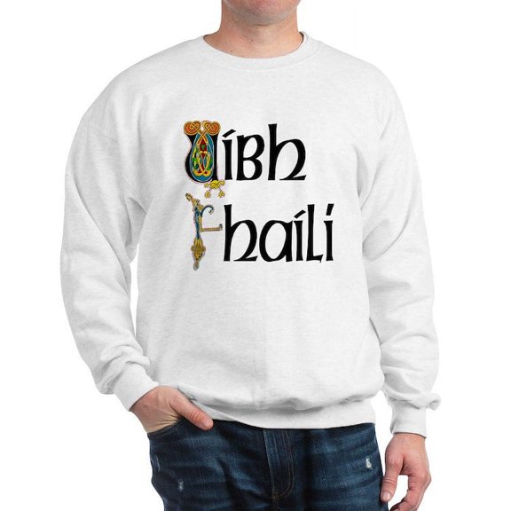 CafePress - Offaly (Gaelic) Sweatshirt - Crew Neck Sweatshirt