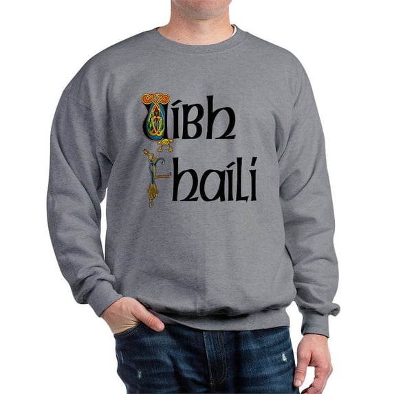 CafePress - Offaly (Gaelic) Sweatshirt - Crew Neck Sweatshirt