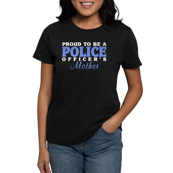 CafePress - Officer's Mother T Shirt - Women's Traditional Fit Dark T-Shirt
