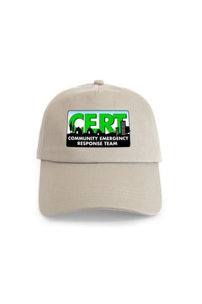 - Official CERT Cap - Adjustable 100% Brushed Unisex Casual Cotton Baseball Cap, Beige, 1