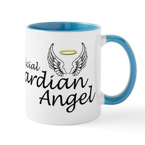 CafePress - Official Guardian Angel Mugs - 11 oz Ceramic Mug - Novelty Coffee Tea Cup