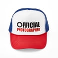 thumbnail image 1 of CafePress - Official Photographer - Adjustable Unisex Printed Trucker Hat with Mesh Back, 1 of 10