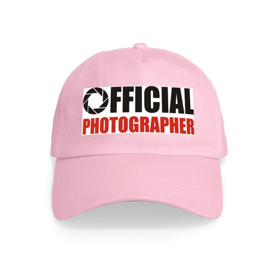 CafePress - Official Photographer Cap - Adjustable 100% Brushed Unisex Casual Cotton Baseball Cap, Beige, 1