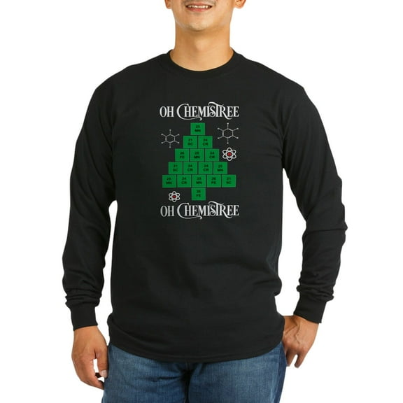 CafePress - Oh Chemistree Long Sleeve T Shirt - Long Sleeve Dark T-Shirt