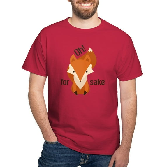 CafePress - Oh For Fox Sake Dark T Shirt - Men's Classic Graphic Cotton T-Shirt