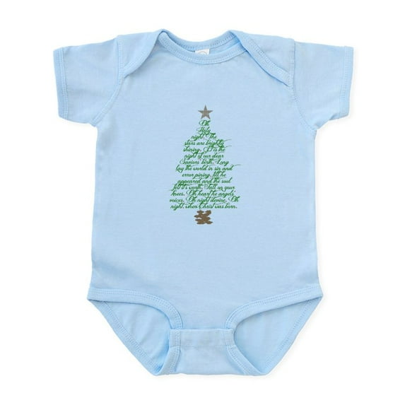 CafePress - Oh Holy Night Tree Infant Bodysuit - Baby Light Bodysuit, Size Newborn - 24 Months