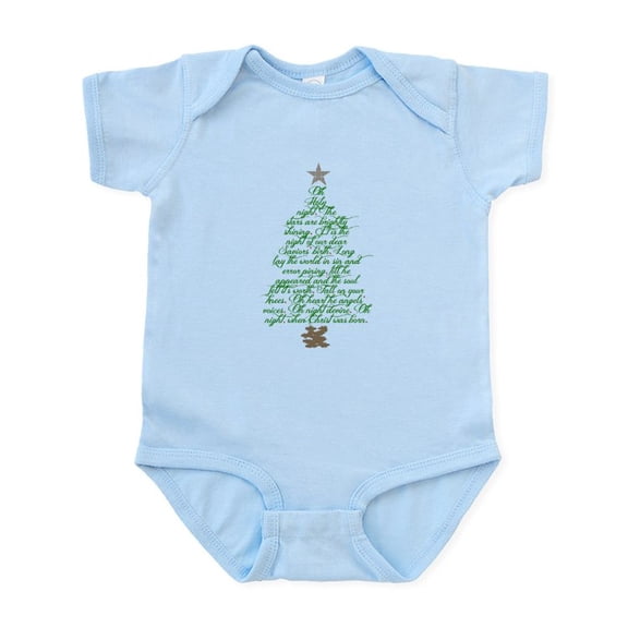 CafePress - Oh Holy Night Tree Infant Bodysuit - Baby Light Bodysuit, Size Newborn - 24 Months