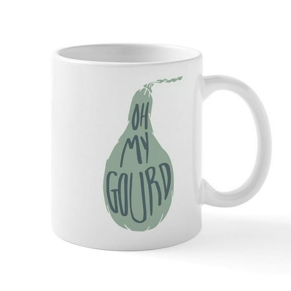 CafePress - Oh My Gourd - 11 oz Ceramic Mug - Novelty Coffee Tea Cup