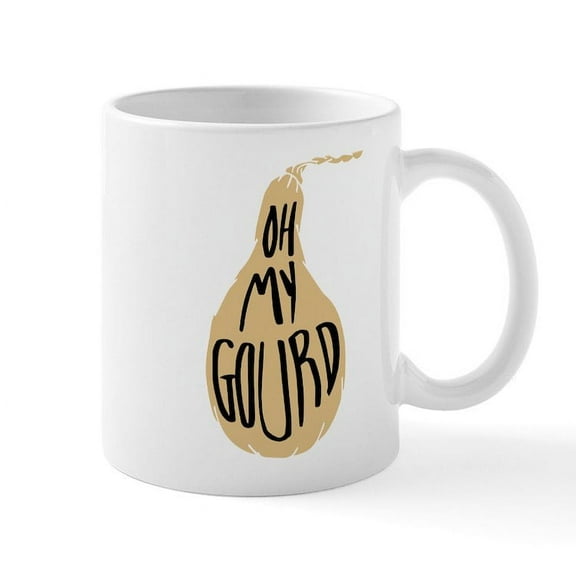 CafePress - Oh My Gourd - 11 oz Ceramic Mug - Novelty Coffee Tea Cup