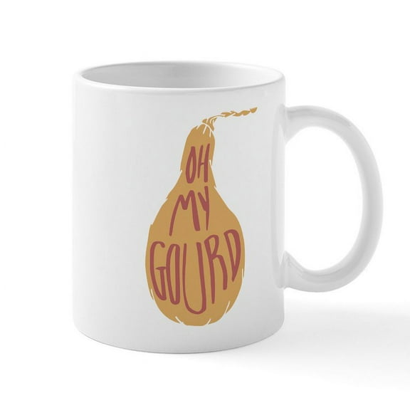 CafePress - Oh My Gourd - 11 oz Ceramic Mug - Novelty Coffee Tea Cup