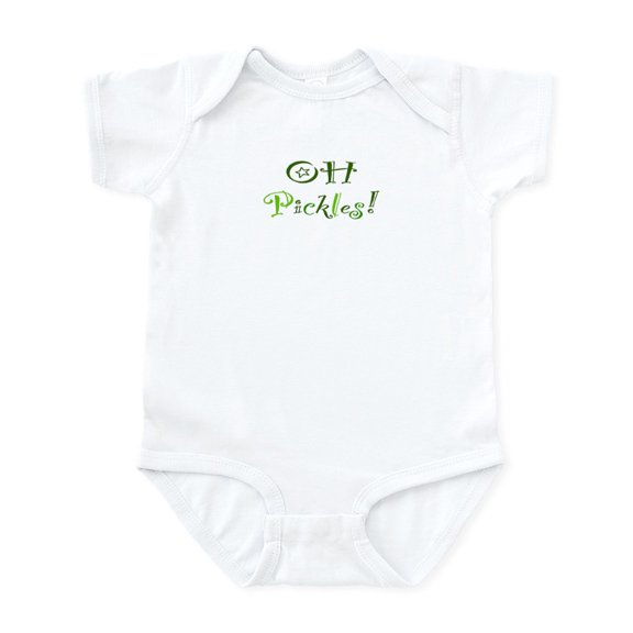 CafePress - Oh Pickles Infant Bodysuit - Baby Light Bodysuit, Size Newborn - 24 Months