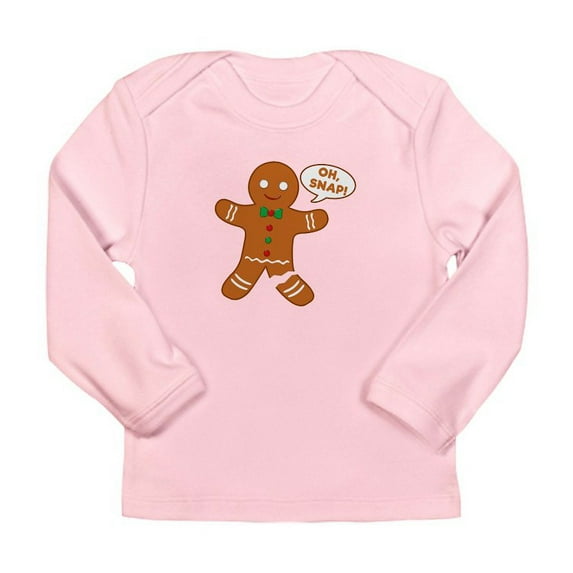 CafePress - Oh Snap Gingerbread Man Long Sleeve Infant T Shirt - Long Sleeve Infant T-Shirt