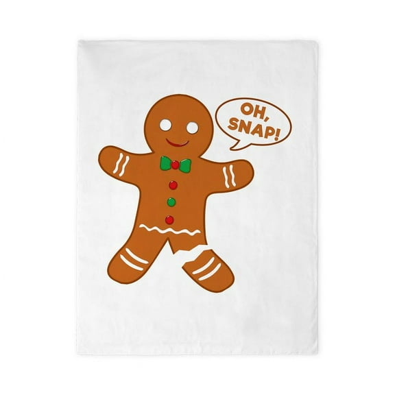 CafePress - Oh Snap Gingerbread Man - Twin Duvet Cover, Printed Comforter Cover