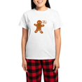 thumbnail image 1 of CafePress - Oh Snap Gingerbread Man Women's Light Pajamas - Women's Short Sleeve Print T-Shirt and Pants Light Cotton Pajama Set, 1 of 7